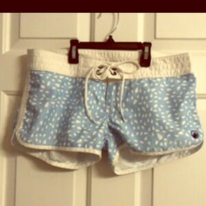 Blue and white board shorts size 5 *liquid force*